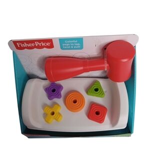 Fisher-Price Tap & Turn‎ Bench - Red and White AGE: 12 MONTHS PLUS NWOT